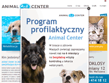 Tablet Screenshot of animal-center.pl